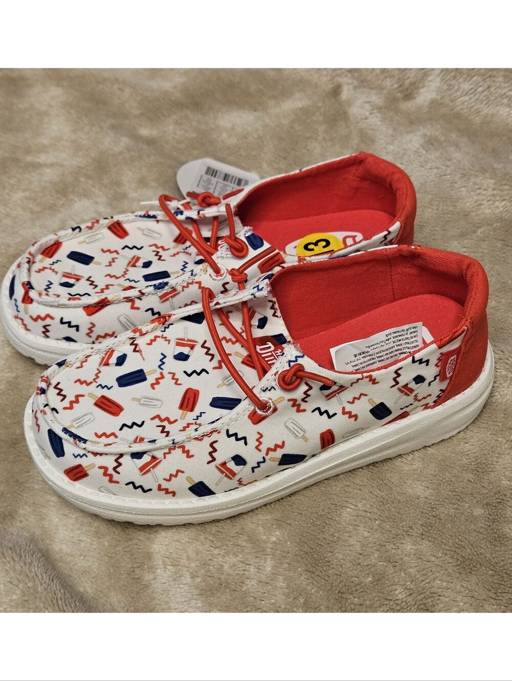 Hey Dude Wendyy Summer Americana Shoes TD13 - NWT